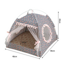 Cama Tenda Cabaninha Pet com Rede