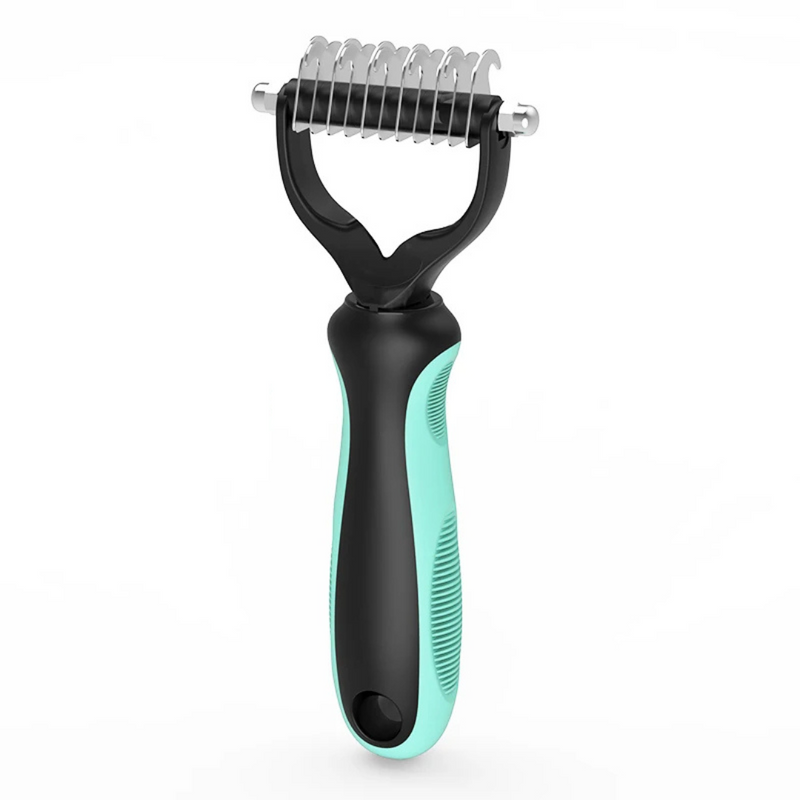 Escova Tira Pelos Descamação Pet Rake para Cães