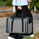 Mochila Dobrável Expansível para Gatos e Cães Pequenos – Bolsa Caixa de Transporte Respirável para Viagens