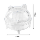 Banheira para Banho de Areia Recipiente para Banho Roedores Chinchila Hamster