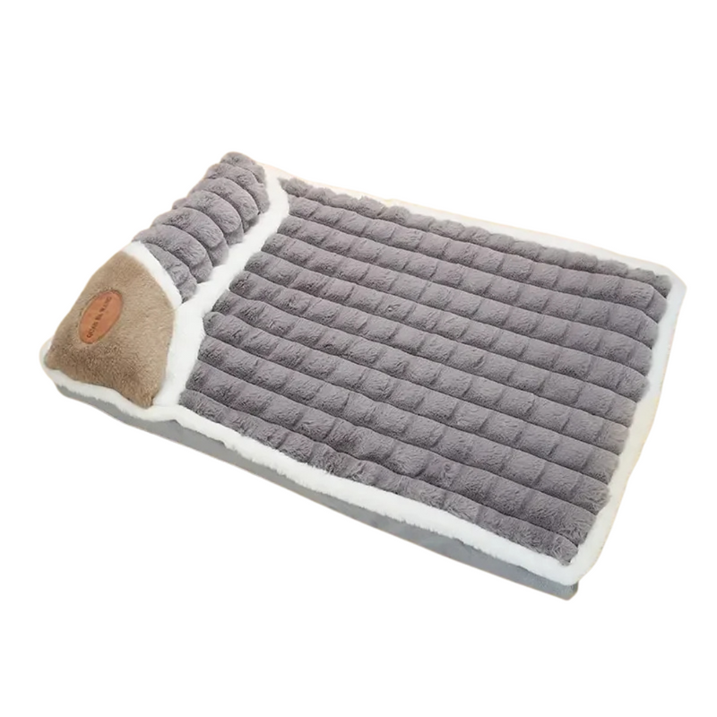 Colchãozinho Cama Pet Acolchoado Super Macio com Relevo para Cabeça