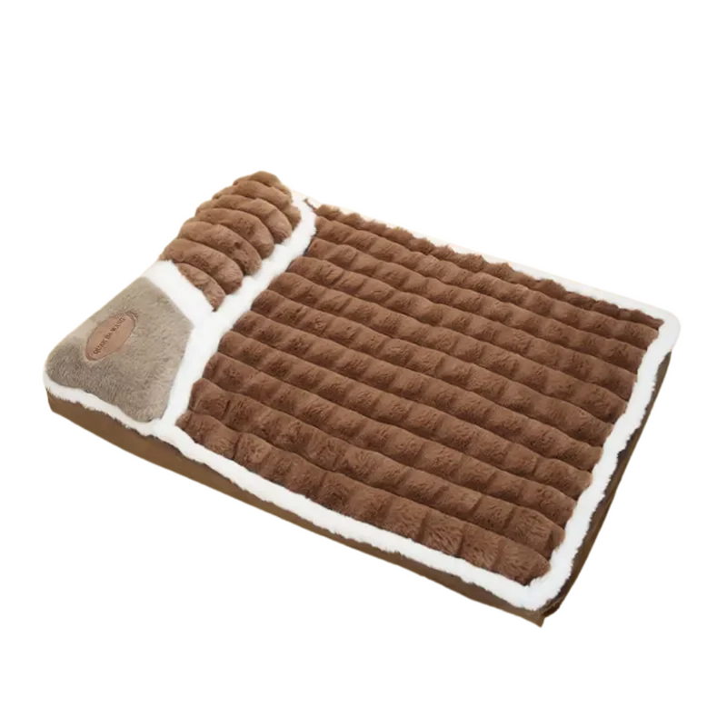 Colchãozinho Cama Pet Acolchoado Super Macio com Relevo para Cabeça