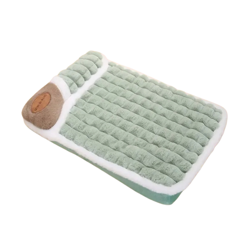 Colchãozinho Cama Pet Acolchoado Super Macio com Relevo para Cabeça