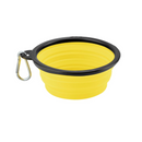 Comedouro Redondo Retratil de Silicone 450ml