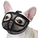 Focinheira para Buldogue Pug Braquicefálicos Tecido Respirável