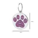 Pingente Pet Personalizado Placa de Identificação de Cachorro com Nome Telefone Endereço