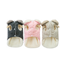 Jaqueta Puff Pet com Gola Aveludada.