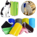 Escova Massageadora de Gatos com Fixação em Paredes ou Cantos