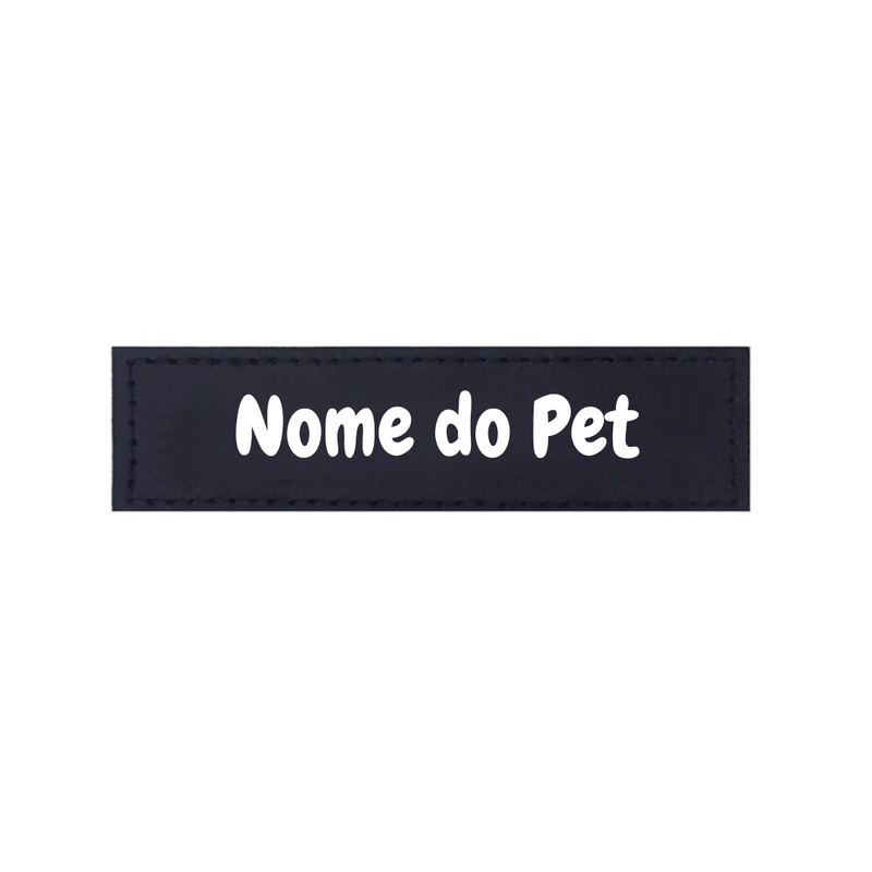 Patch Tag Bordado para Coleiras Peitorais Pet Cachorro Militar K9