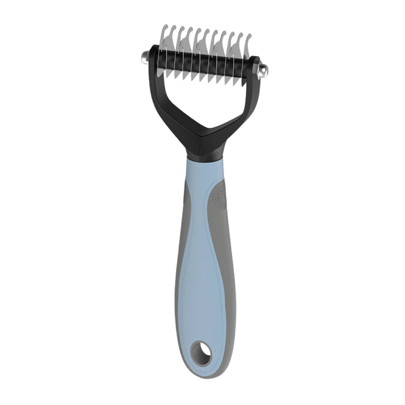 Escova Tira Pelos Descamação Pet Rake para Cães