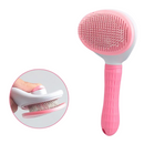 Escova Rasqueadeira com Botão de Remoção de Pelos