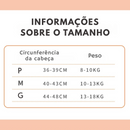 Focinheira para Buldogue Pug Braquicefálicos Tecido Respirável