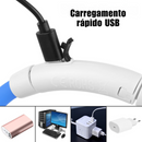 Coleira Led Brilhante Recarregável para Cachorros