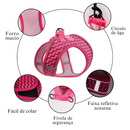 Coleira Peitoral com Guia Reforçada Pink para Cachorros