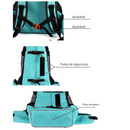 Mochila Pet com Tecido Respirável a Prova D'Água para Transporte de Cachorros