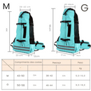 Mochila Pet com Tecido Respirável a Prova D'Água para Transporte de Cachorros