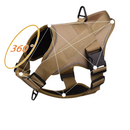 Coleira Peitoral Tática K9 Reforçada para Cães com Nome Personalizado