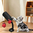 Brinquedo Interativo Saco de Pancadas para Gatos com Ventosa e Luvas de Boxe