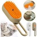 Escova a Vapor 3 em 1 Remove Pelos para Cães e Gatos