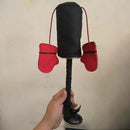 Brinquedo Interativo Saco de Pancadas para Gatos com Ventosa e Luvas de Boxe