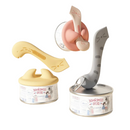 Colher Espátula Tampa de Lata para Alimentação Úmida de Gatos