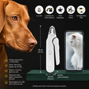 Cortador de Unhas Elétrico 2 em 1 para Cães e Gatos com Lixadeira, Luz LED Dupla e Coletor de Resíduos