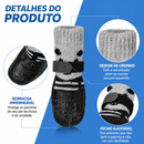 Kit com 4 Botinhas Impermeáveis Antiderrapantes para Cães e Gatos – Proteção Contra Chuva, Frio, Neve e Pisos Quentes | Conforto e Segurança para as Patas
