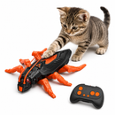 Aranha Robótica Interativa com Controle Remoto para Pets | Brinquedo Inteligente com Movimento Realista e Luzes LED