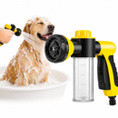 Chuveirinho de Banho Pet com Espuma 8 em 1 – Pistola Multifuncional para Pet Shop Banho e Tosa Cães e Gatos