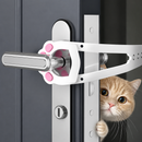 Trava Ajustável para Porta de Gatos Permite Passagem do Gato e Impede a Entrada de Cães Sem Furação