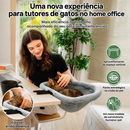 Cama Suspensa Dobrável para Gatos com Fixação na Mesa | Refúgio Aconchegante e Economia de Espaço