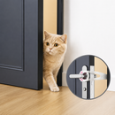 Trava Ajustável para Porta de Gatos Permite Passagem do Gato e Impede a Entrada de Cães Sem Furação