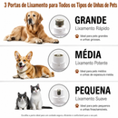 Cortador de Unhas Elétrico 2 em 1 para Cães e Gatos com Lixadeira, Luz LED Dupla e Coletor de Resíduos