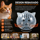 Capacete Protetor Transparente para Gatos | Anti Mordidas, Banho, Tosa e Corte de Unhas