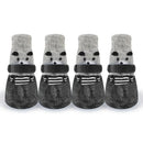 Kit com 4 Botinhas Impermeáveis Antiderrapantes para Cães e Gatos – Proteção Contra Chuva, Frio, Neve e Pisos Quentes | Conforto e Segurança para as Patas