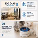 Fonte de Água Magnética com Peixinhos Sem Fio para Gatos AquaMag Ultra Silenciosa, Sem Filtro e Bateria de Até 100 Dias