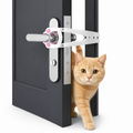 Trava Ajustável para Porta de Gatos Permite Passagem do Gato e Impede a Entrada de Cães Sem Furação