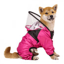 Capa de Chuva The Dog Face com Capuz Transparente para Cães