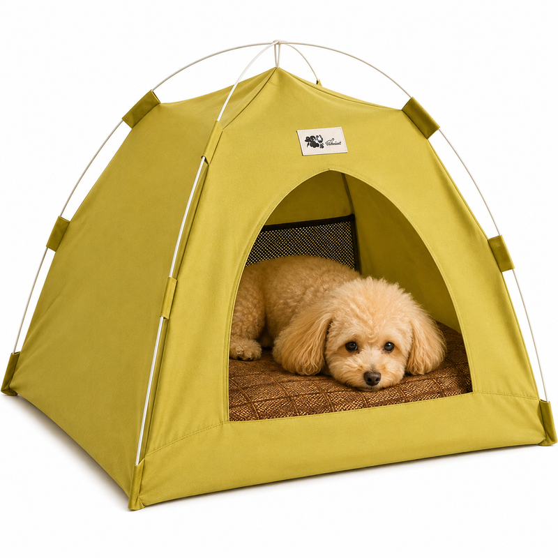 Tenda Pet Dobrável Premium – Refúgio Aconchegante para Cães e Gatos
