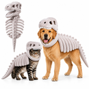 Fantasia Pet Dinossauro T-Rex – Roupa de Halloween para Cães e Gatos