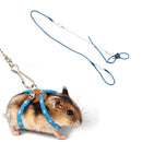 Coleira com Guia para Hamster Chinchila Porquinho da Índia