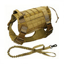 Coleira Peitoral Tática K9 para Cães de Grande Porte