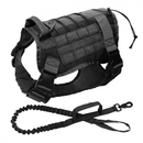 Coleira Peitoral Tática K9 para Cães de Grande Porte