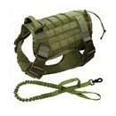 Coleira Peitoral Tática K9 para Cães de Grande Porte