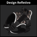 Coleira Peitoral Tática K9 Reforçada para Cães com Nome Personalizado