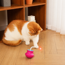 Laser Interativo Automático para Gatos GiroPlay Brinquedo Inteligente com Rotação 360°