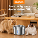 Fonte Automática Inteligente em Aço Inox 2L para Gatos e Cães