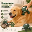 Massageador Elétrico Inteligente para Cães e Gatos com Aquecimento e Massagem 4D