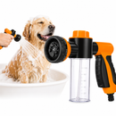 Chuveirinho de Banho Pet com Espuma 8 em 1 – Pistola Multifuncional para Pet Shop Banho e Tosa Cães e Gatos