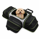 Mochila Dobrável Expansível para Gatos e Cães Pequenos – Bolsa Caixa de Transporte Respirável para Viagens